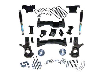 SuperLift 8-Inch Suspension Lift Kit with Bilstein Shocks (07-18 4WD Sierra 1500, Excluding 14-18 Denali)