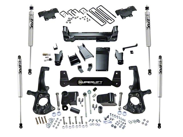 SuperLift 6-Inch Suspension Lift Kit with FOX Shocks (11-19 Sierra 2500 HD, Excluding Denali)