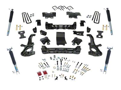 SuperLift 6-Inch Knuckle Suspension Lift Kit with Bilstein Shocks (20-24 Sierra 3500 HD SRW, Excluding Denali)