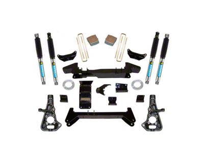 SuperLift 6-Inch Knuckle Suspension Lift Kit with Bilstein Shocks (07-10 4WD Sierra 3500 HD)