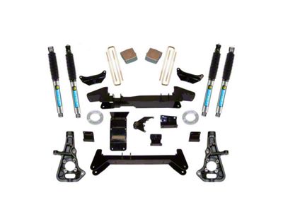 SuperLift 6-Inch Knuckle Suspension Lift Kit with Bilstein Shocks (07-10 4WD Sierra 3500 HD)