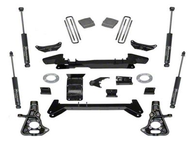 SuperLift 6-Inch Knuckle Suspension Lift Kit with SuperLift Shocks (07-10 4WD Sierra 3500 HD)