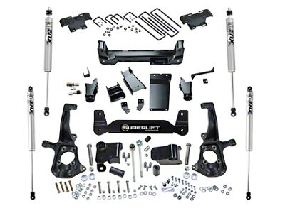 SuperLift 6-Inch Suspension Lift Kit with FOX Shocks (11-19 Sierra 3500 HD, Excluding Denali)