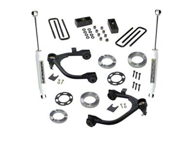 SuperLift 3-Inch Suspension Lift Kit with Superide Shocks (19-24 Silverado 1500, Excluding Trail Boss)