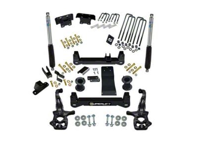 SuperLift 4-Inch Suspension Lift Kit with Bilstein Shocks (19-24 Silverado 1500 Trail Boss)