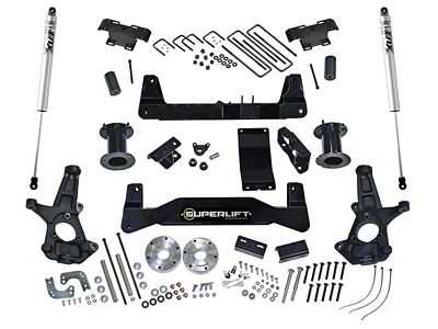 SuperLift 6.50-Inch Suspension Lift Kit with FOX Shocks (14-16 4WD Silverado 1500 w/ Stock Cast Steel Control Arms)