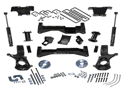 SuperLift 8-Inch Suspension Lift Kit with SuperLift Shocks (07-16 4WD Silverado 1500 w/ Stock Cast Steel Control Arms)