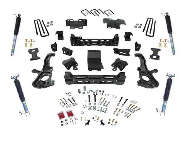 SuperLift 6-Inch Knuckle Suspension Lift Kit with Bilstein Shocks (20-24 Silverado 2500 HD SRW)