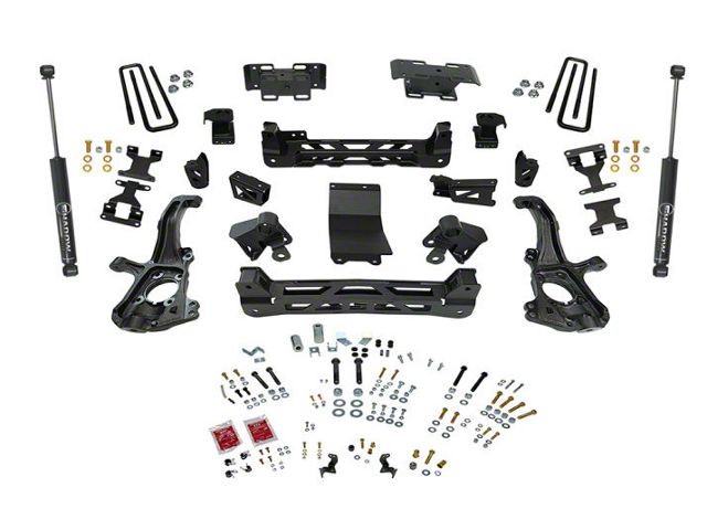 SuperLift 6-Inch Knuckle Suspension Lift Kit with Shadow Shocks (20-24 Silverado 2500 HD SRW w/o MagneRide)