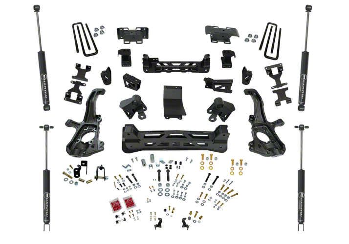 SuperLift Silverado 2500 6Inch Knuckle Suspension Lift Kit with Shadow