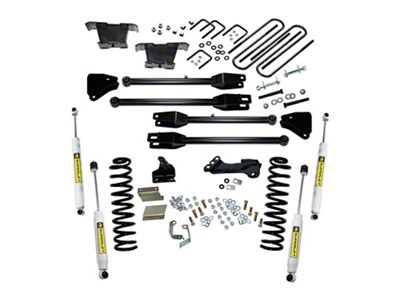 SuperLift 4-Inch 4-Link Suspension Lift Kit with Superide Shocks (11-16 4WD 6.7L Powerstroke F-250 Super Duty)
