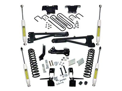 SuperLift 4-Inch Radius Arm Suspension Lift Kit with Superide Shocks (17-22 4WD 6.7L Powerstroke F-250 Super Duty)