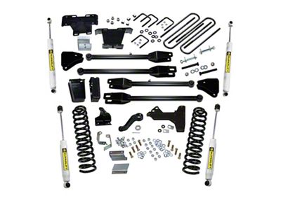 SuperLift 6-Inch 4-Link Suspension Lift Kit with Superide Shocks (11-16 4WD 6.7L Powerstroke F-250 Super Duty)