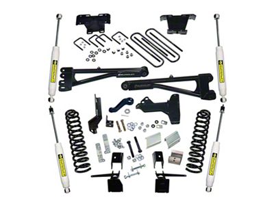 SuperLift 6-Inch Radius Arm Suspension Lift Kit with Superide Shocks (17-22 4WD 6.7L Powerstroke F-250 Super Duty)