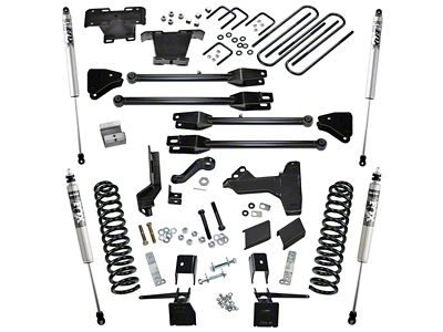 SuperLift 6-Inch 4-Link Suspension Lift Kit with FOX Shocks (17-22 4WD 6.7L Powerstroke F-250 Super Duty)