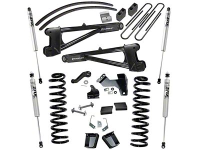 SuperLift 8-Inch Suspension Lift Kit with Radius Arms and Fox Shocks (11-16 4WD 6.7L Powerstroke F-250 Super Duty)