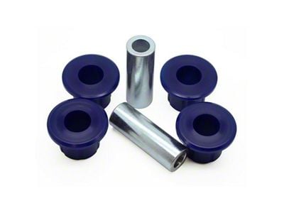 SuperPro Suspension Leaf Spring Bushing Kit Front Eye; Rear (07-14 Silverado 3500 HD)