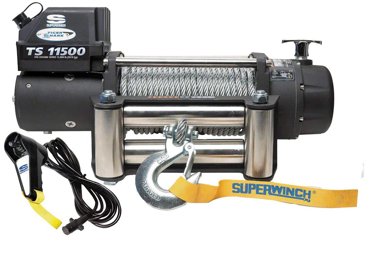 Superwinch RAM 2500 11,500 lb. Tiger Shark 11500 Winch with Steel Cable