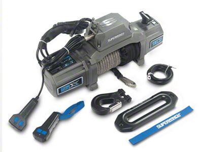 Superwinch 10,000 lb. SX 10000SR Winch with Synthetic Rope (Universal; Some Adaptation May Be Required)