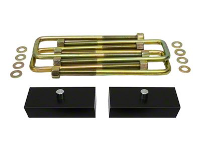 Supreme Suspensions 1-Inch Pro Billet Rear Lift Blocks (07-18 Sierra 1500, Excluding 14-18 Denali)