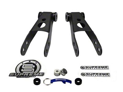 Supreme Suspensions 1-Inch Rear Drop Shackles (99-18 Silverado 1500)