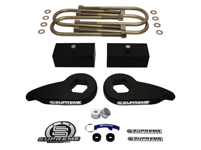 Supreme Suspensions 1 to 3-Inch Front / 1-Inch Rear Pro Suspension Lift Kit (97-03 4WD F-150)