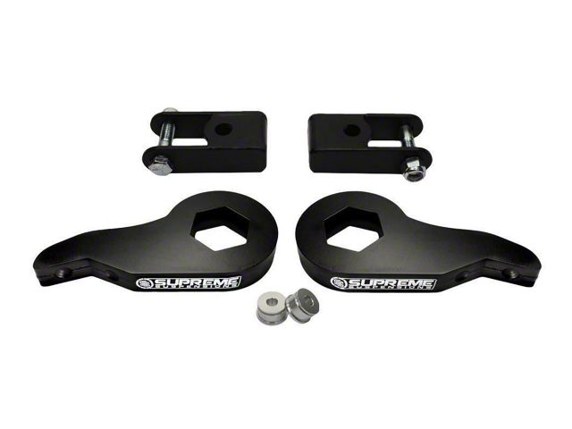 Supreme Suspensions 1 to 3-Inch Front Max Torsion Key Leveling Kit with Shock Extenders (99-06 4WD Silverado 1500)