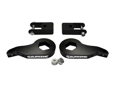 Supreme Suspensions 1 to 3-Inch Front Max Torsion Key Leveling Kit with Shock Extenders (99-06 4WD Silverado 1500)