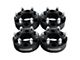 Supreme Suspensions 2-Inch Hub and Wheel Centric Wheel Spacers; Black (99-24 Silverado 1500)