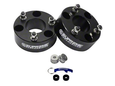 Supreme Suspensions 2-Inch Pro Billet Front Strut Spacer Leveling Kit (04-24 2WD/4WD F-150, Excluding Raptor)