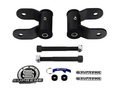 Supreme Suspensions 2-Inch Rear Drop Shackles (02-08 RAM 1500, Excluding Mega Cab)