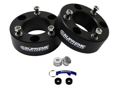 Supreme Suspensions 2.50-Inch Pro Billet Front Strut Spacer Leveling Kit (07-18 Silverado 1500)