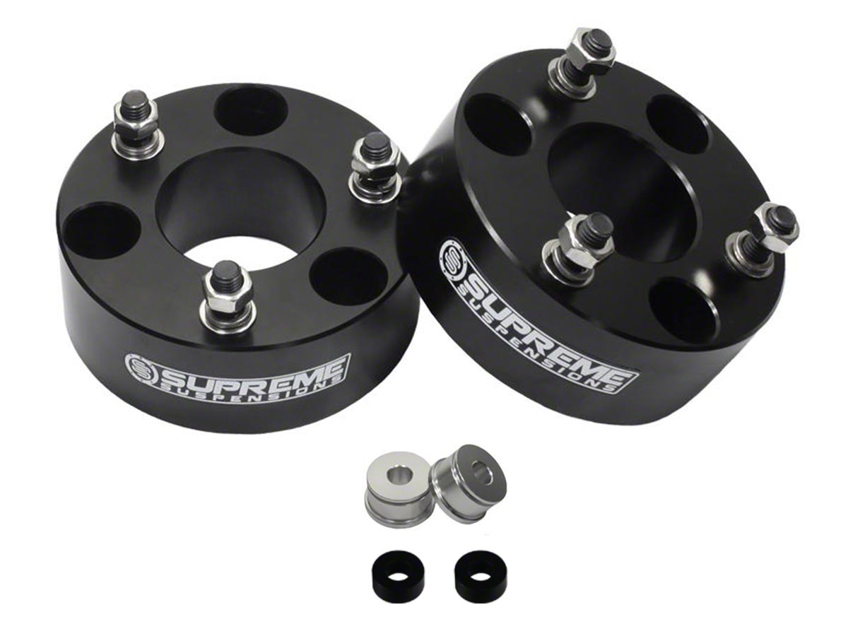 Supreme Suspensions 2.50-Inch Pro Billet Strut Spacer Leveling Kit (04-24 2WD/4WD F-150, Excluding Raptor)