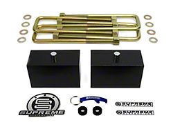 Supreme Suspensions 3-Inch Pro Billet Rear Lift Blocks (07-18 Sierra 1500, Excluding 14-18 Denali)
