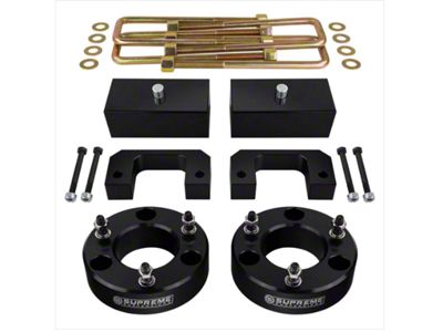 Supreme Suspensions 3.50-Inch Front / 3-Inch Rear Pro Billet Suspension Lift Kit (07-18 Sierra 1500, Excluding 14-18 Denali)
