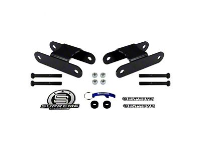 Supreme Suspensions 2-Inch Rear Lift Shackles (15-17 Colorado, Excluding ZR2)