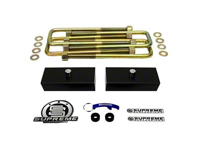 Supreme Suspensions 1-Inch Pro Billet Rear Lift Blocks (05-11 Dakota)