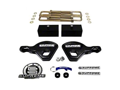 Supreme Suspensions 1 to 3-Inch Front / 1.50-Inch Rear Pro Suspension Lift Kit (97-04 4WD Dakota)