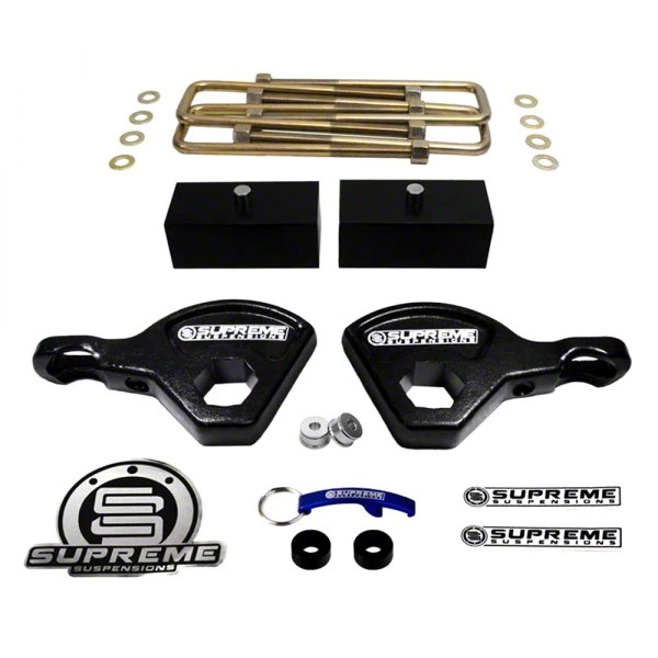 Supreme Suspensions Dakota 1 to 3Inch Front / 2Inch Rear Pro Suspension Lift Kit DGDK97FK3020