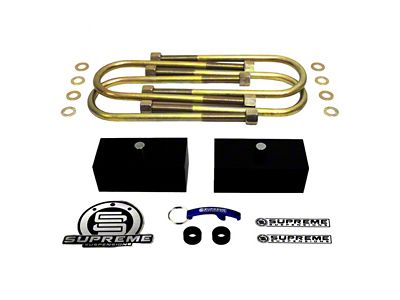 Supreme Suspensions 1.50-Inch Pro Billet Rear Lift Blocks (05-11 Dakota)