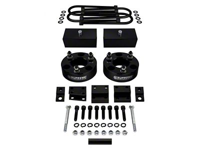 Supreme Suspensions 3-Inch Front / 1-Inch Rear Pro Billet Suspension Lift Kit with Differential Drop (05-11 4WD Dakota)