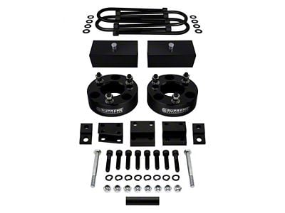 Supreme Suspensions 3-Inch Front / 2-Inch Rear Pro Billet Suspension Lift Kit with Differential Drop (05-11 4WD Dakota)