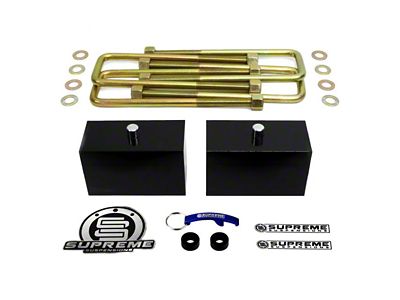 Supreme Suspensions 3-Inch Pro Billet Rear Lift Blocks (05-11 Dakota)