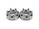 Supreme Suspensions 1.50-Inch Pro Billet Hub and Wheel Centric Wheel Spacers; Silver; Set of Two (15-24 F-150)