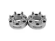 Supreme Suspensions 2-Inch Pro Billet Hub and Wheel Centric Wheel Spacers; Silver; Set of Two (04-14 F-150)
