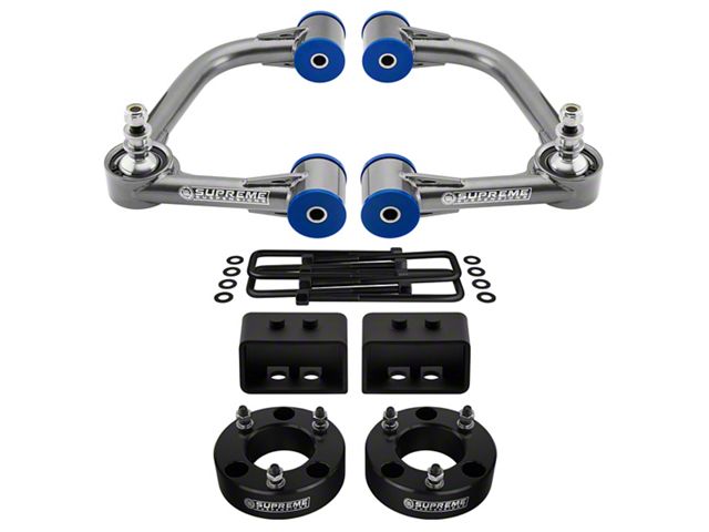 Supreme Suspensions 3-Inch Front / 1.50-Inch Rear Pro Suspension Lift Kit (04-08 4WD F-150)