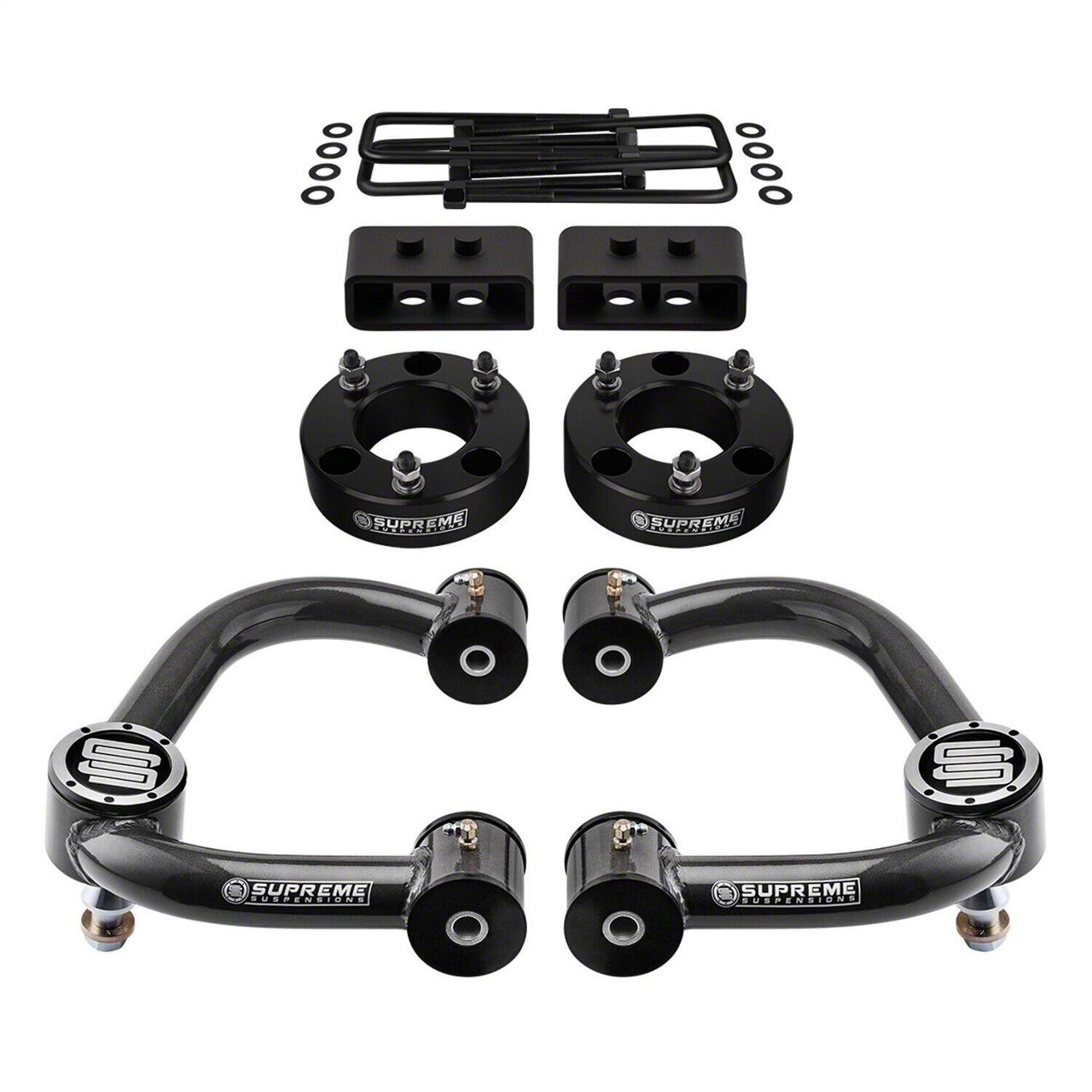 Supreme Suspensions 3-Inch Front / 2-Inch Rear Mid Travel Suspension Lift Kit (04-14 2WD F-150)