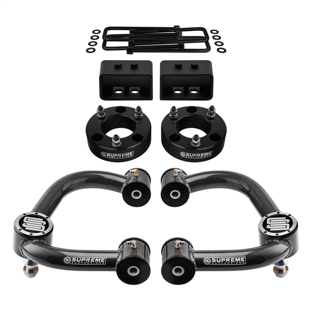 Supreme Suspensions 3-Inch Front / 3-Inch Rear Mid Travel Suspension Lift Kit (04-14 2WD F-150)