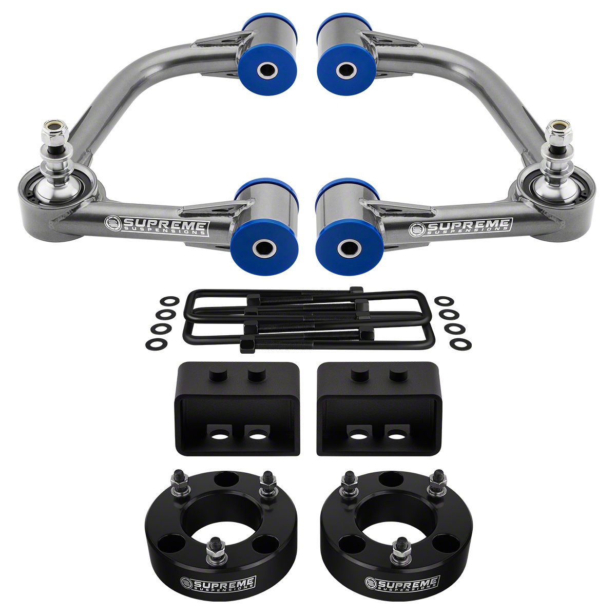 Supreme Suspensions 3-Inch Front / 3-Inch Rear Pro Suspension Lift Kit (04-08 2WD F-150)
