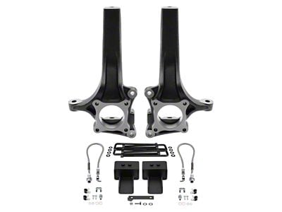 Supreme Suspensions 4-Inch Front / 3-Inch Rear Spindle Suspension Lift Kit (09-14 2WD F-150)